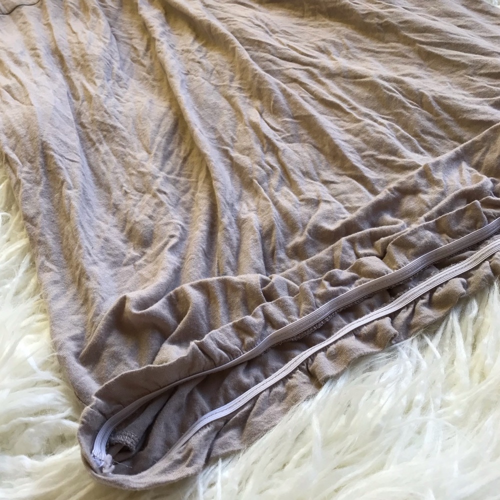 Tan Romy Blouse with Ruffle Front - Picture 7 of 7